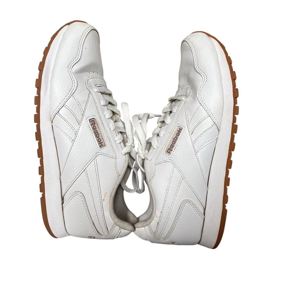Reebok Women's Classic Harmon Sneaker with Rose Gold accents